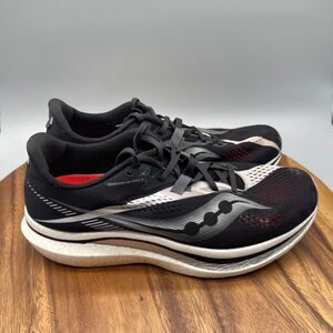 Saucony Endorphin Pro 2 Shoes Mens Size 11.5 Black Running Comfort Walking Gym